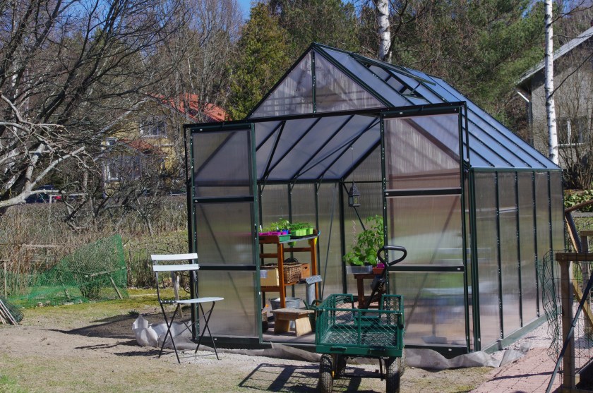 Vihreärunkoinen kennolevykasvihuone