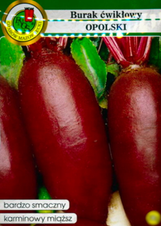 Opolski-punajuuren etiketti.